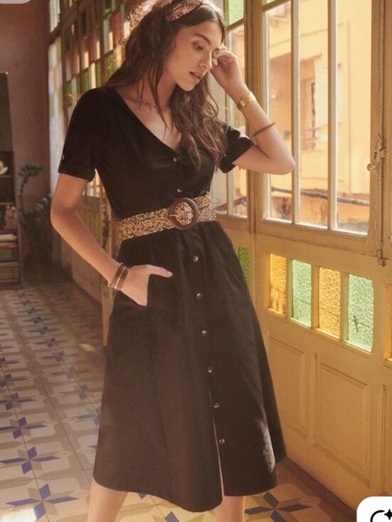Dresses & Skirts - Sezane Marianne Dress Black 36